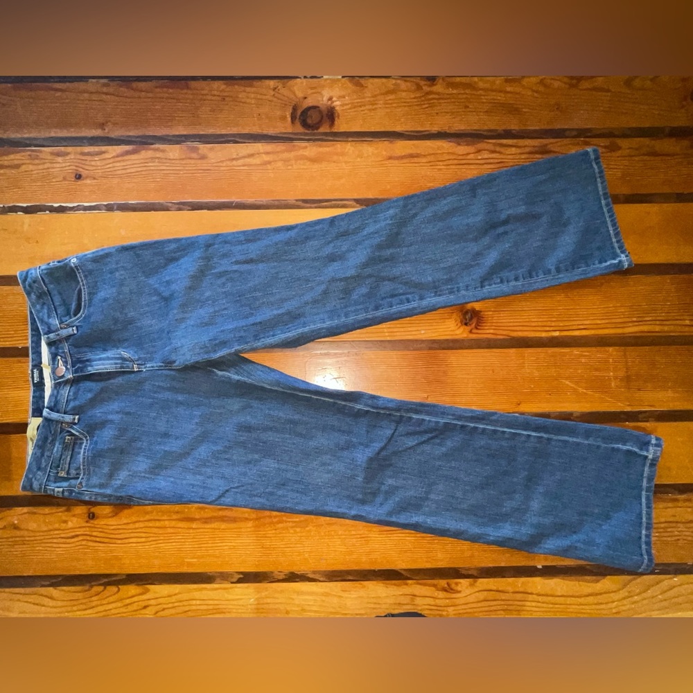 Women’s Tribal Denim Jeans Mid Waist Curvy Fit Boot Leg Size 28/6 - Picture 3 of 10